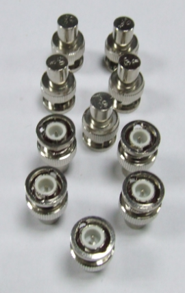 CONNETTORE BNC TAPPO MASCHIO 33 OHM KIT 10 PEZZI CONNETTORE BNC TAPPO MASCHIO 33 OHM KIT 10 PEZZI